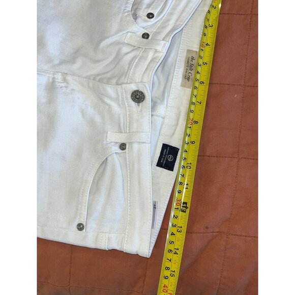 AG Adriano Goldschmied The Stilt Cigarette Jean Crop White Jeans Size 27 Womens - Picture 7 of 9